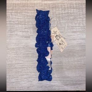 NWT WE ARE HAH ONE AND DONE GARTER BLUE ONE SIZE